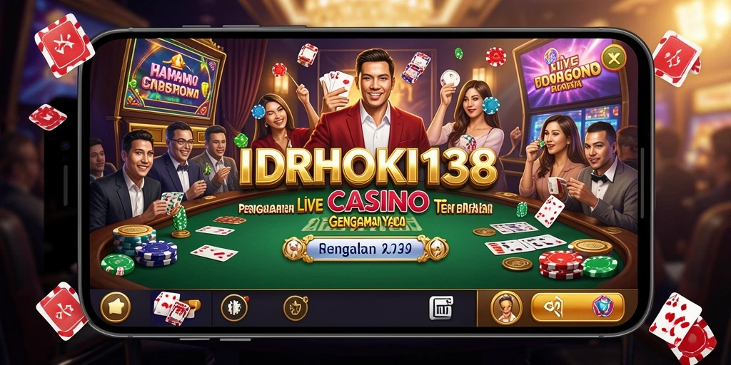 Gameplay menarik IDRHOKI138 dengan dealer langsung dan suasana kasino yang nyata.