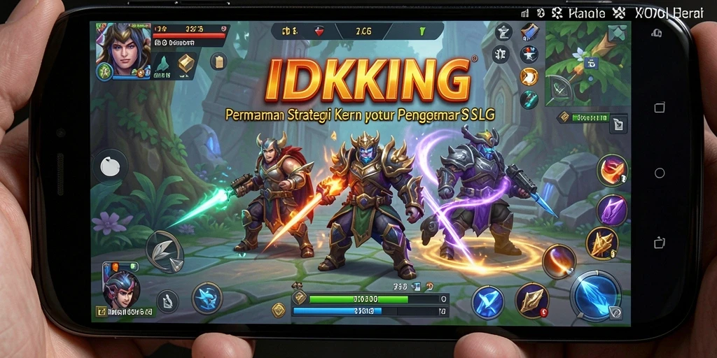 Tampilan gameplay menarik dari IDRKING saat bermain strategi SLG.