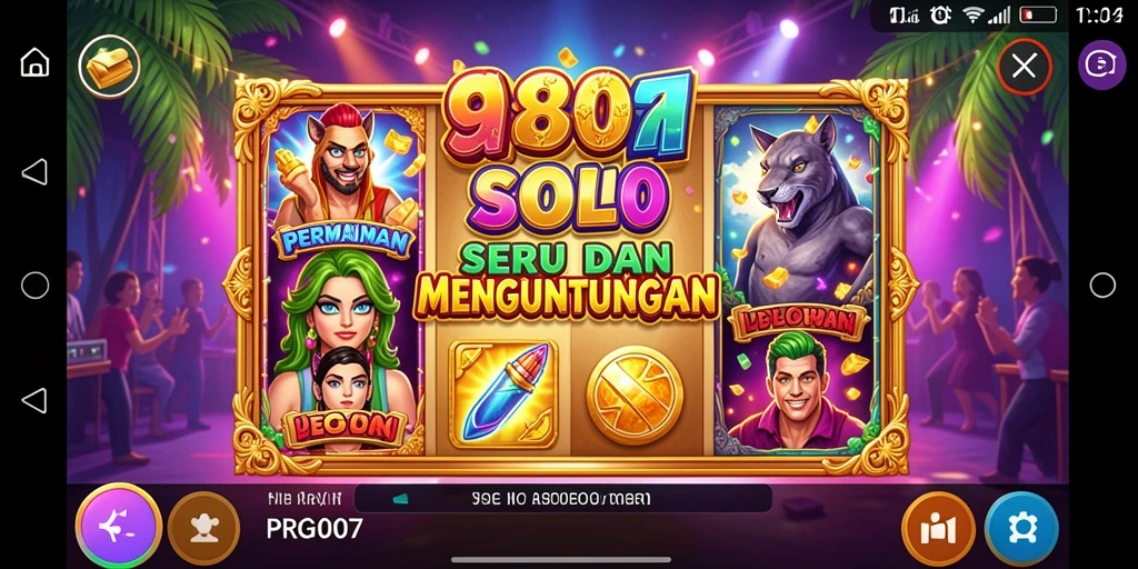 Tampilan menarik dari gameplay slot di PRG007.